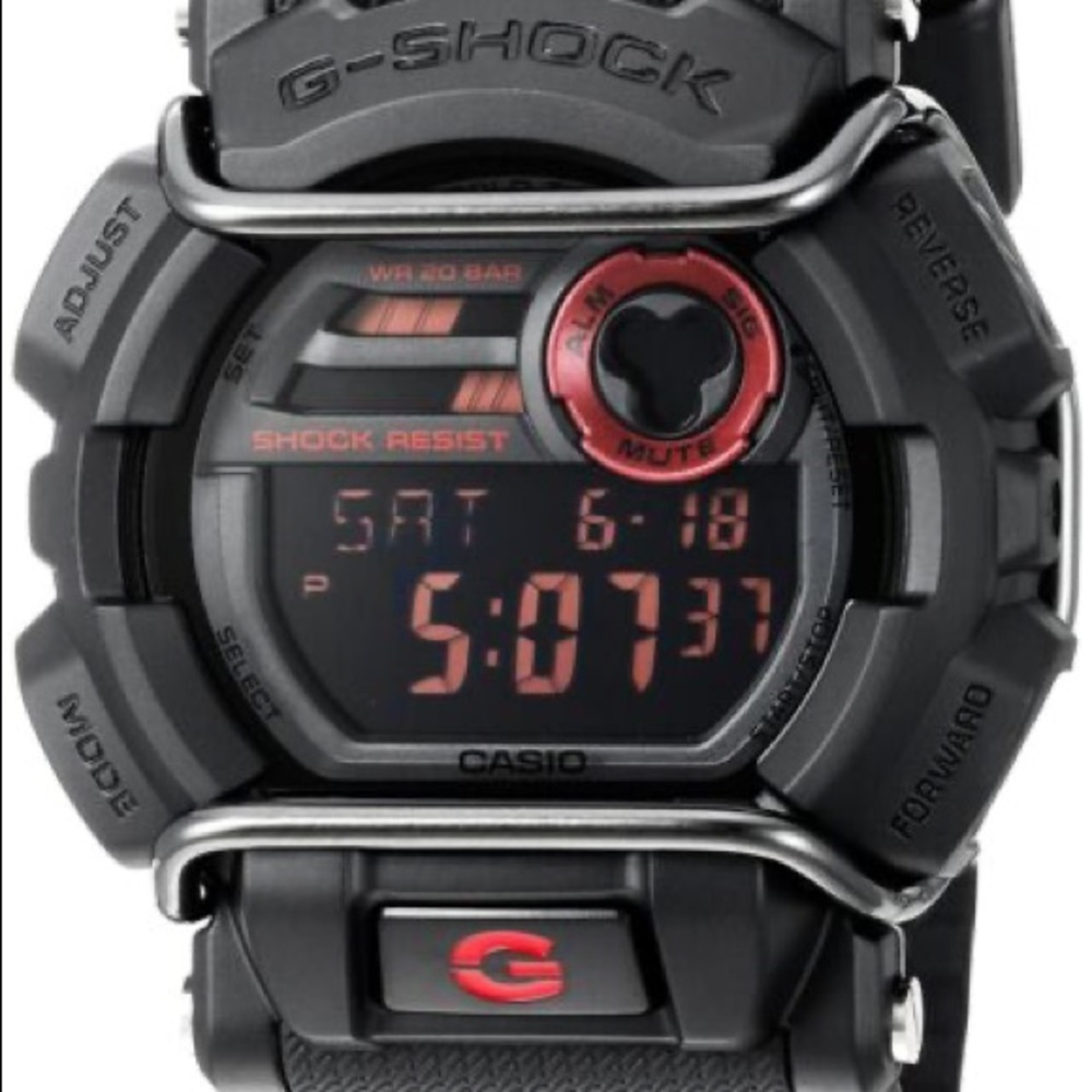 Casio G-Shock Gd400-1 Black Resin Quartz Watch - Picture 4 of 4
